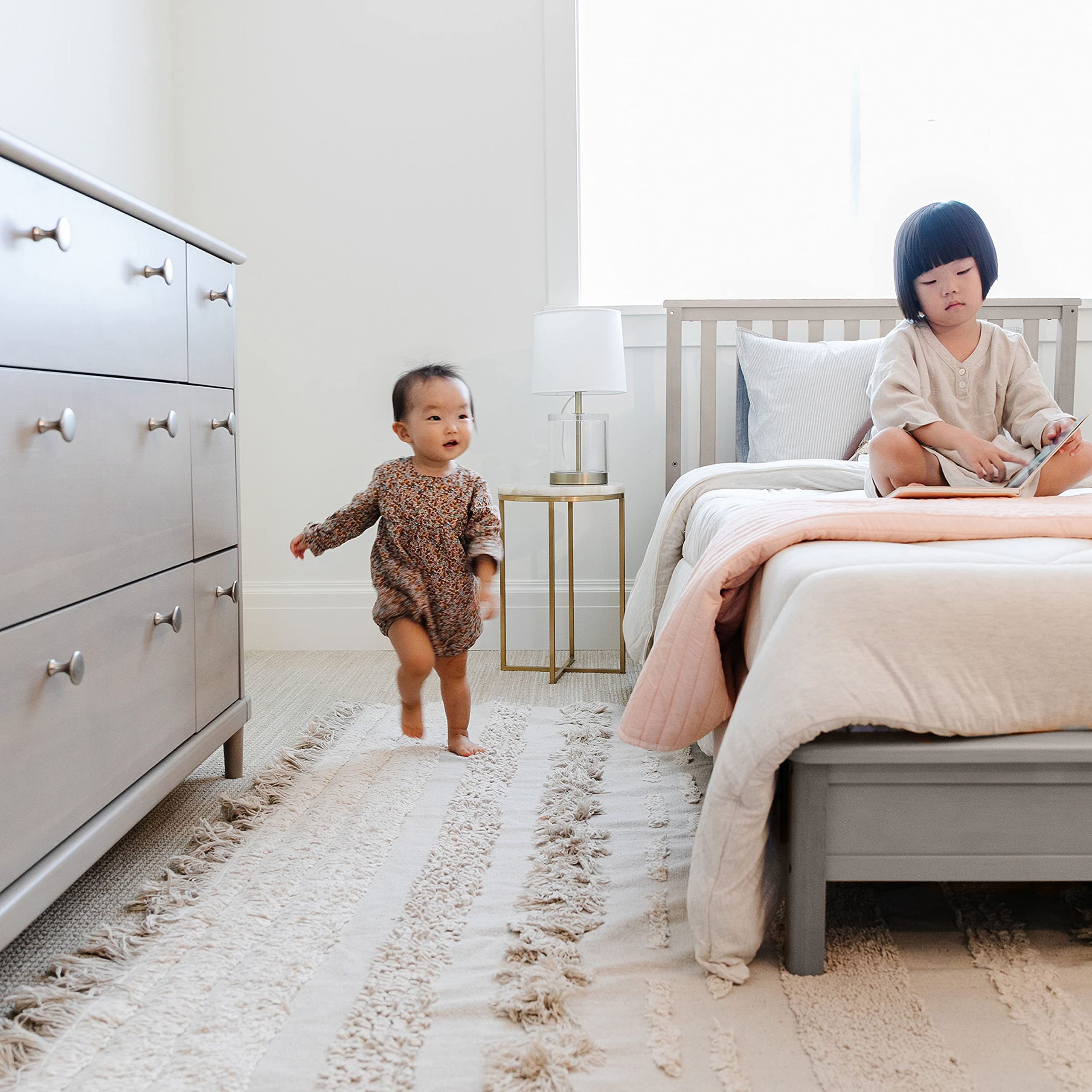 Storkcraft 5-in-1 Convertible Mini Crib with Bonus 2.75