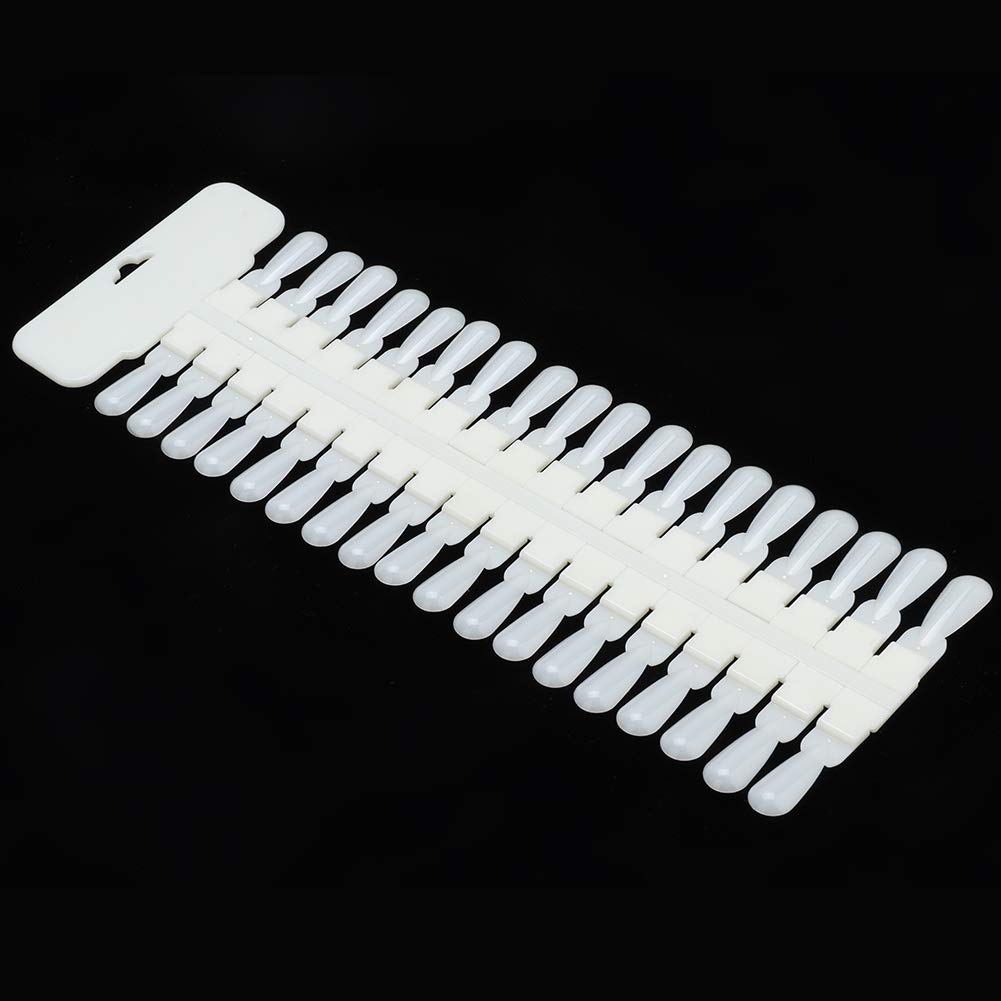 36 Tips Double Sided Nail Gel Color Display Cards - Professional Nail Art Practice Samples & Training Tools for Salons, Students & DIY Manicures at Home