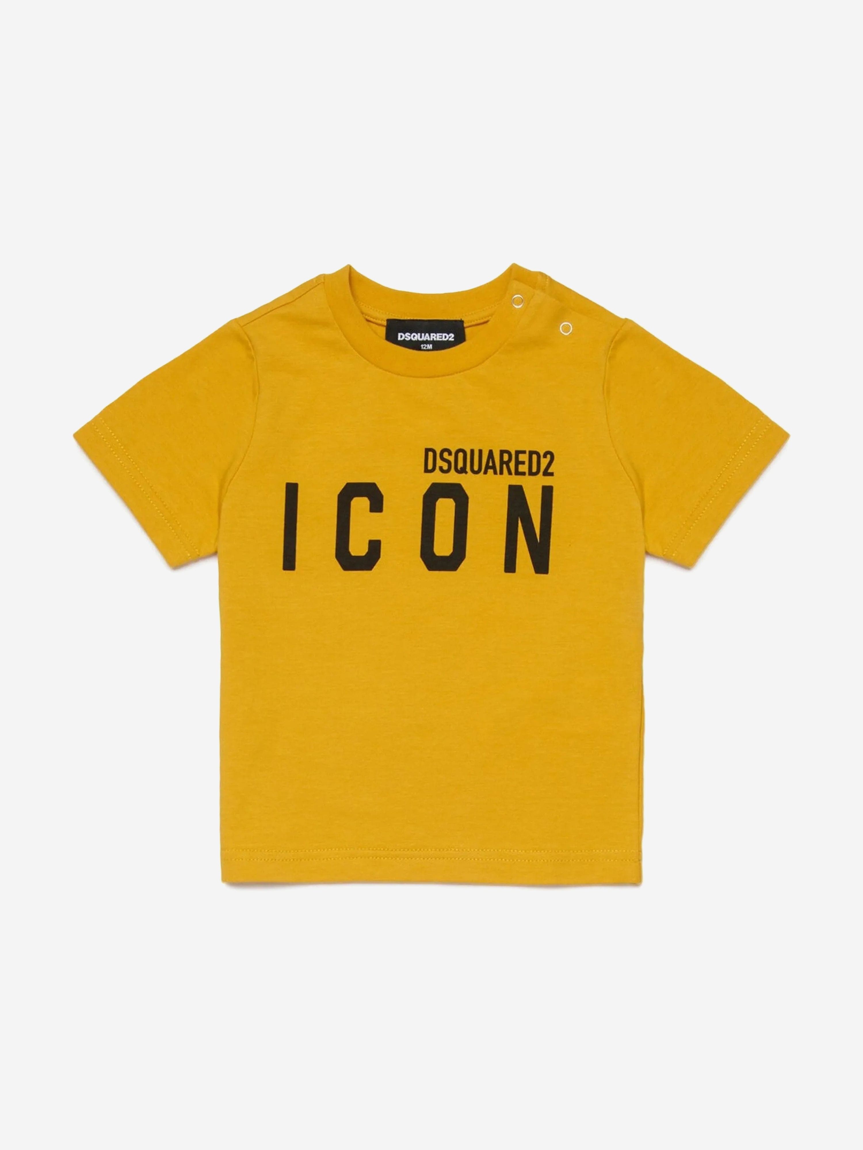 Baby Icon Short Sleeve Pajama Set - Soft Cotton Yellow Sleepwear for Toddlers & Infants | Perfect for Playtime, Bedtime & Lounging