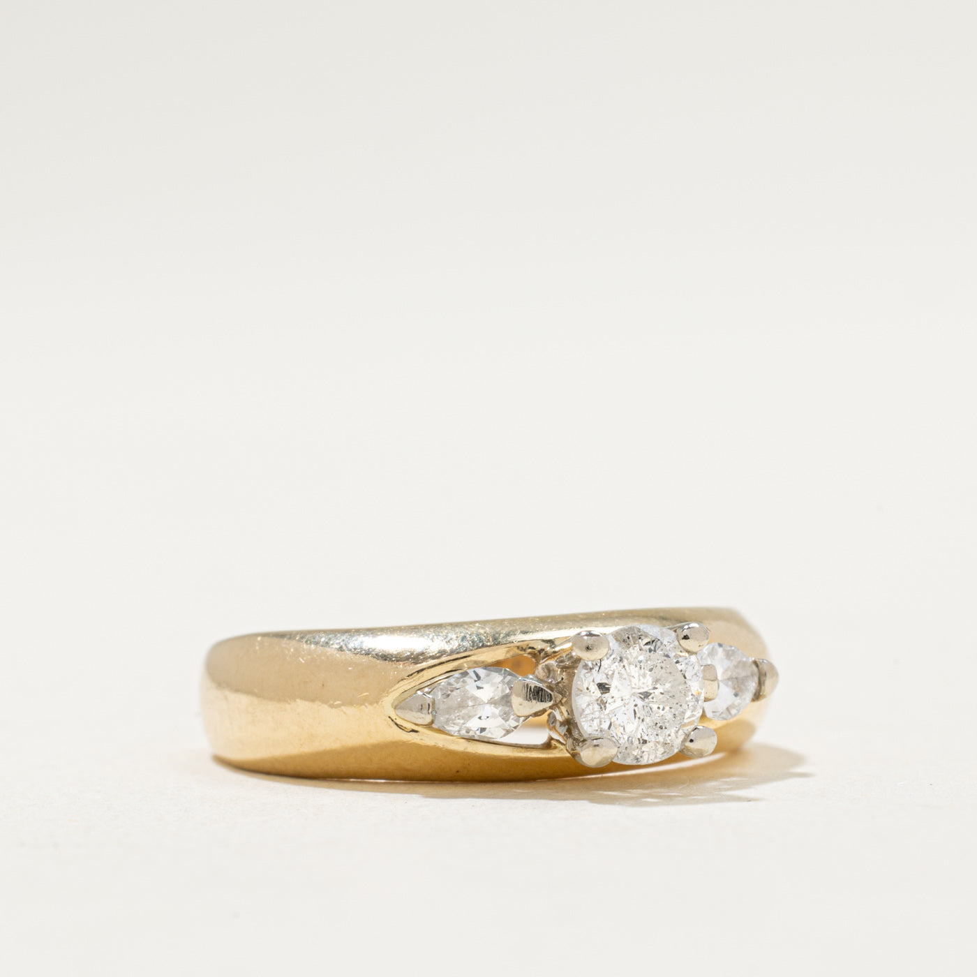 0.58ctw High Set Diamond Engagement Ring for Women - Size 5.25 | Elegant Solitaire Wedding Band | Perfect for Proposals, Anniversaries & Special Occasions