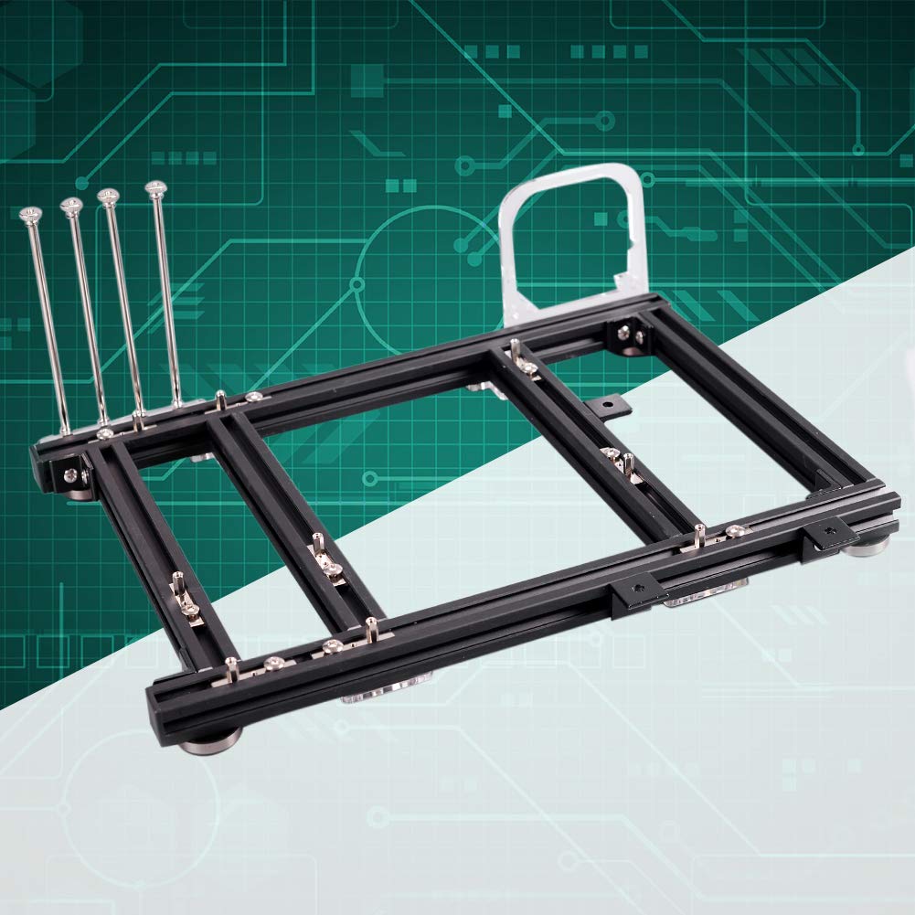 Leapiture Open Frame ATX Computer Case - Stackable Aluminum Alloy DIY PC Building Kit for Gaming & Overclocking | Perfect for Custom PC Builds, Home Office & Esports Setups