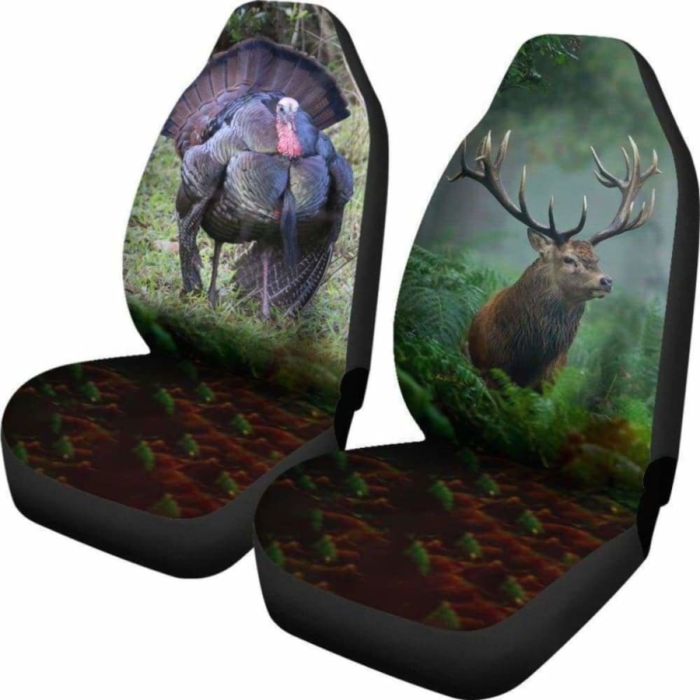 Premium Turkey & Deer Hunting Car Seat Cover - Waterproof, Durable & Easy to Clean - Perfect for Hunting Trips & Outdoor Adventures