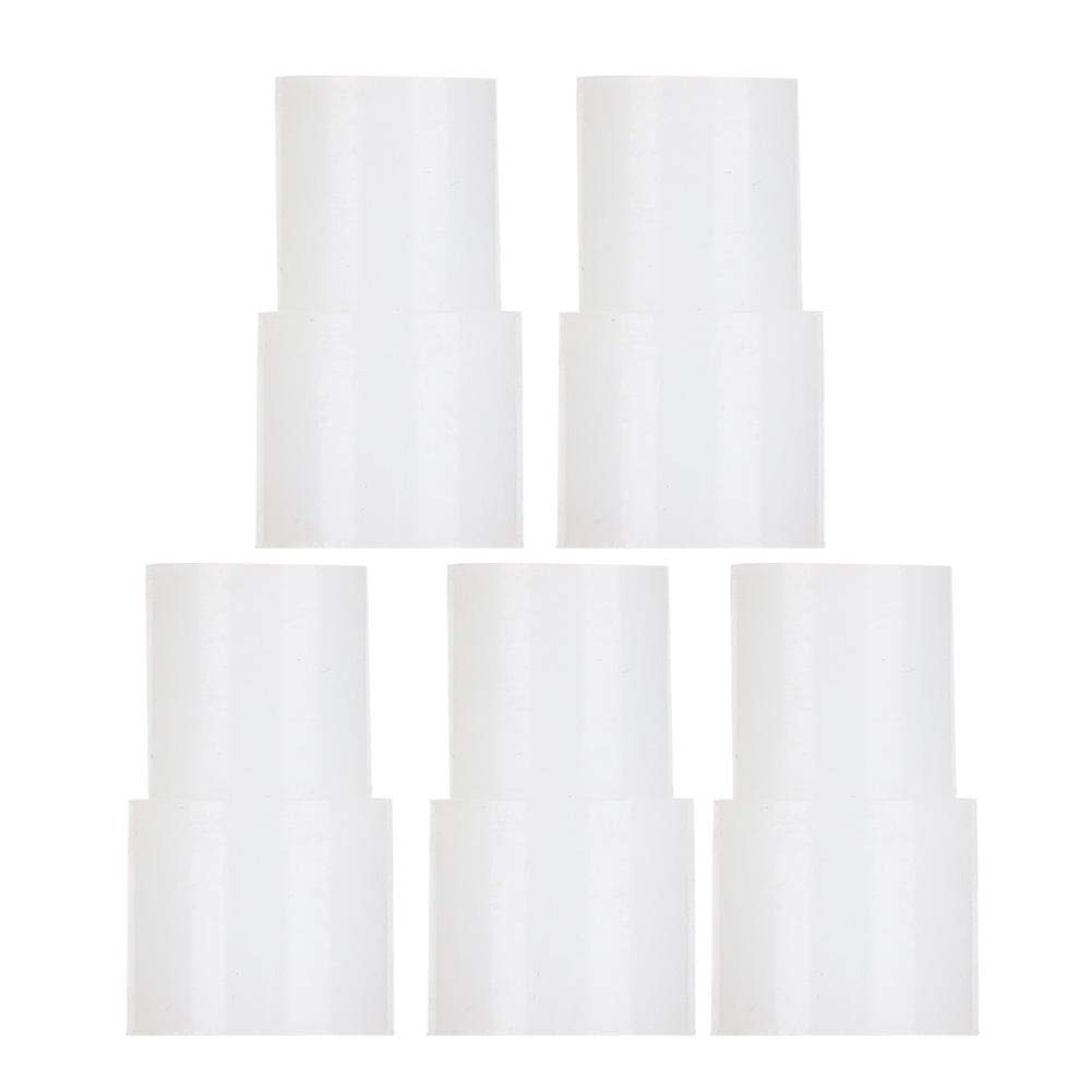Zerodis 5Pcs Transparent Aquarium Pipe Adapters - Fish Tank Hose Reducing Connectors, Rubber Tube Fittings for Aquarium Accessories (Small) - Perfect for Freshwater & Saltwater Tank Setups