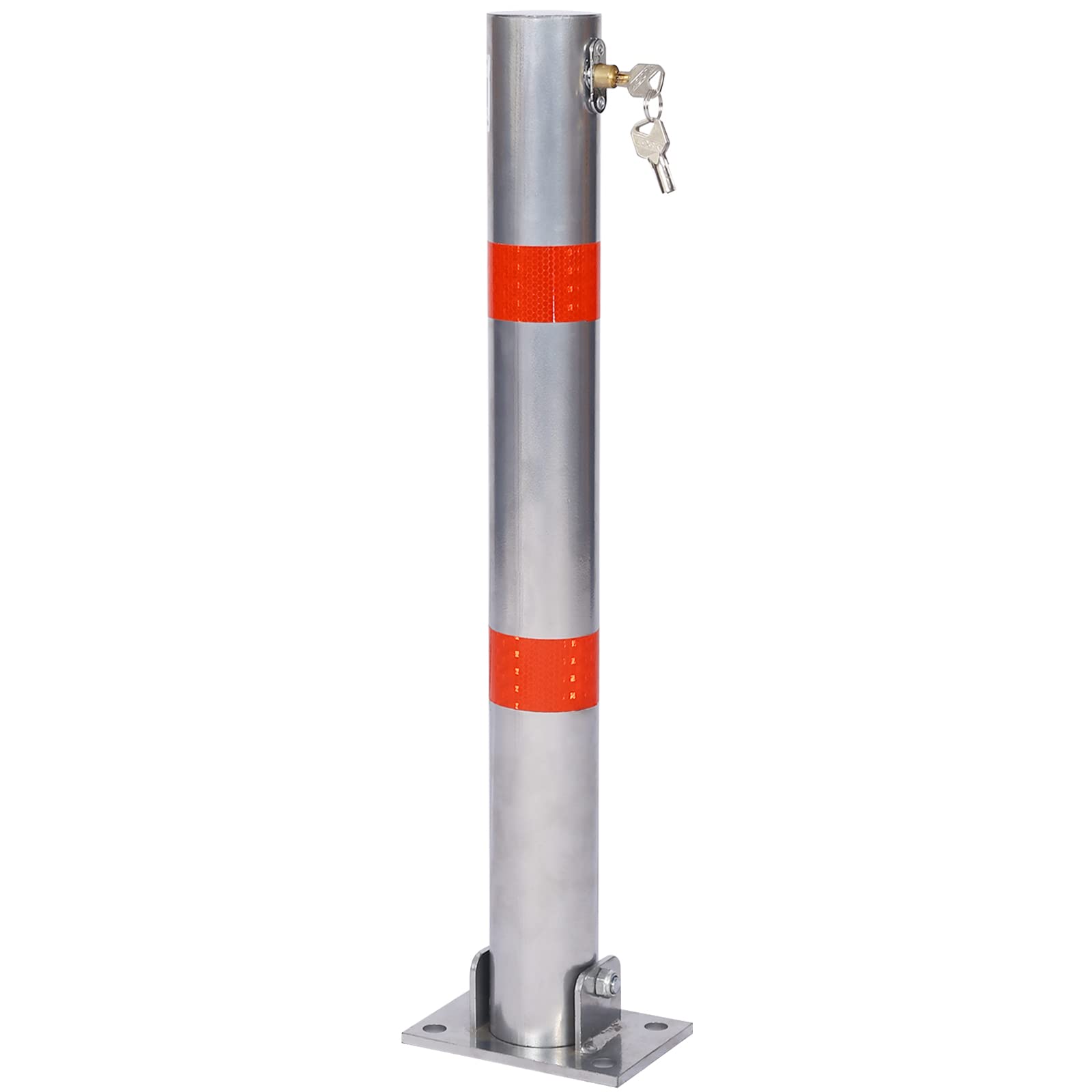 Steel Parking Bollard with Lock - 27.6