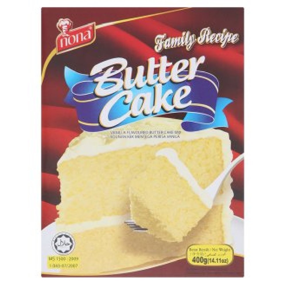 Nona Cake Flour 400g (Vanilla Butter Flavor) - 12 Pack Bulk Baking Supplies for Cakes, Cupcakes & Desserts | Perfect for Home Bakers & Professional Chefs