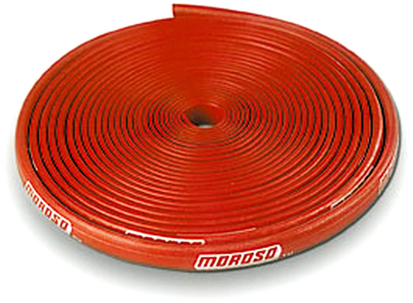 Moroso 72002 Red Ignition Wire Sleeve - 8mm Heat Resistant Wire Loom for Automotive & Marine - 25 Foot Roll - Perfect for Engine Bays, Wiring Harnesses & DIY Projects