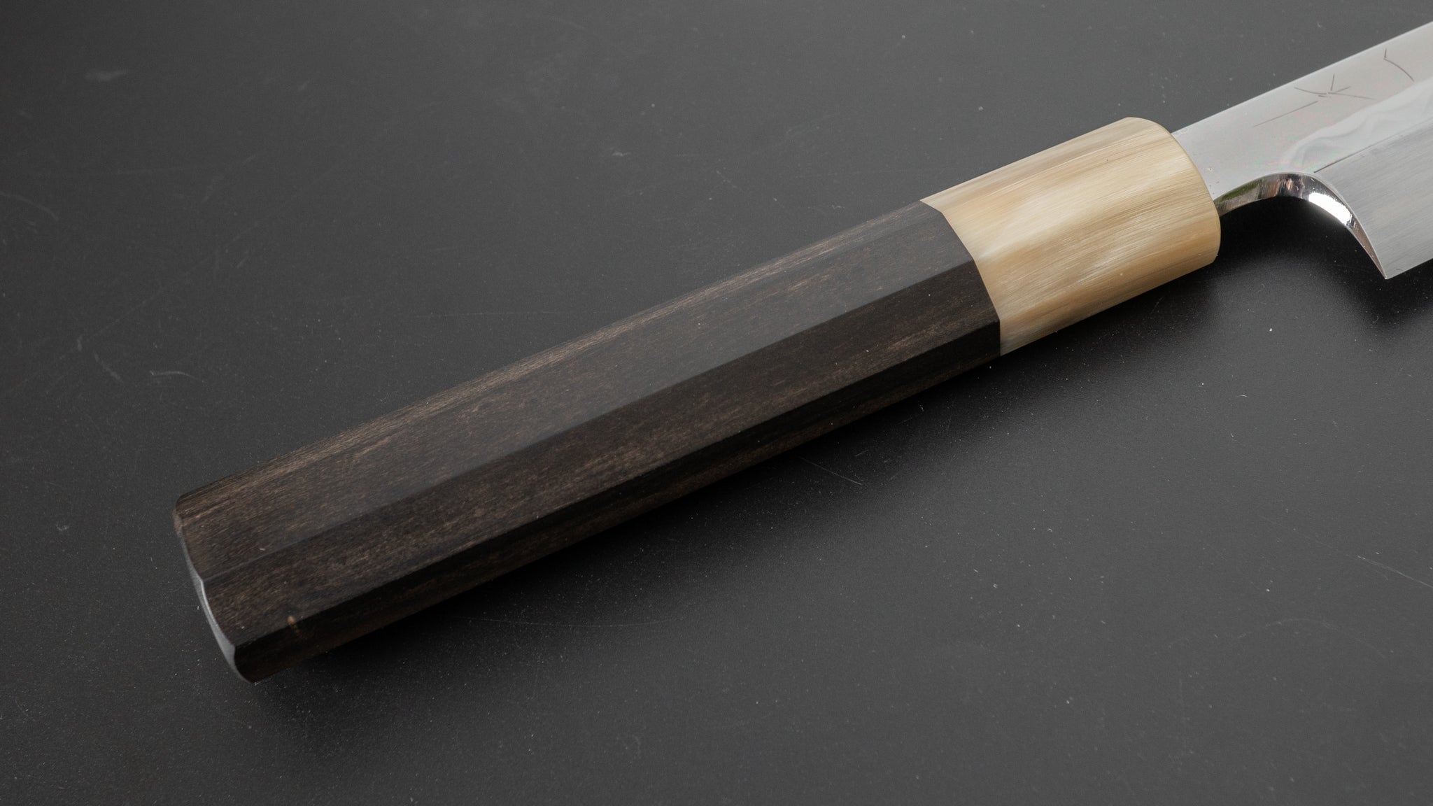 Hitohira Togashi White #1 Fuji Mizu Honyaki Yanagiba 330mm Sushi Knife with Taihei Ebony Handle & Saya - Premium Japanese Chef Knife for Sushi, Sashimi & Fine Slicing