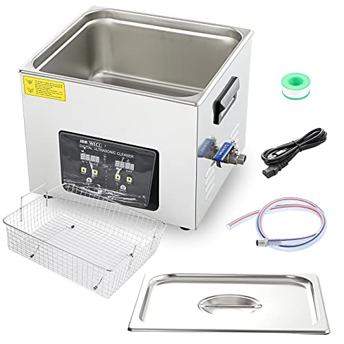 JOMWECL 15L Commercial Ultrasonic Cleaner with Heater & Timer - Professional Cleaning Machine for Jewelry, Gun Parts, Circuit Boards & Instruments | Ideal for Jewelry Shops, Gunsmiths & Electronics Repair