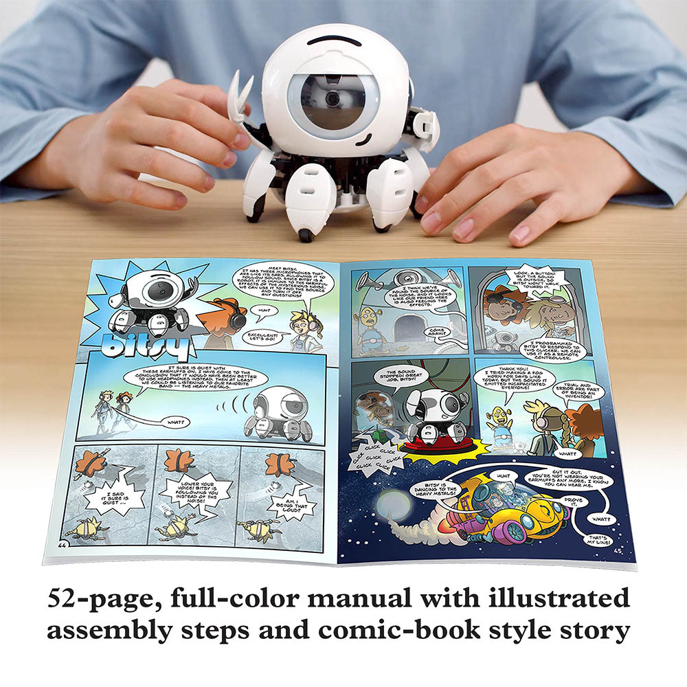 Hero Sound Sensing Robot - Interactive STEM Toy for Kids, Educational Science Kit with Voice Control & Motion Detection - Perfect for Learning Robotics & Coding at Home or School