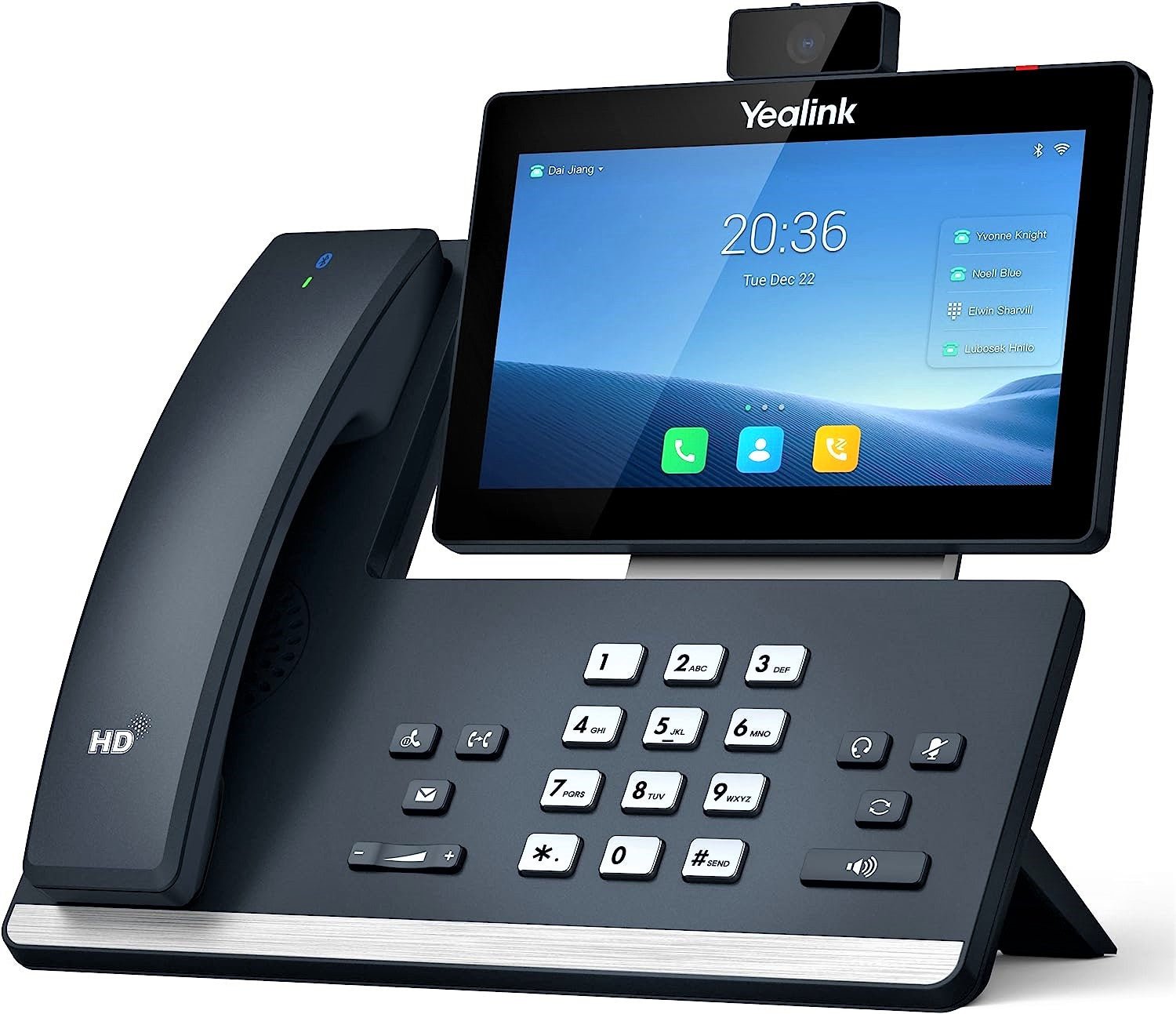 Yealink SIP T58W Pro IP Phone with HD Camera - Business VoIP Phone for Office, Conference Calls & Remote Work