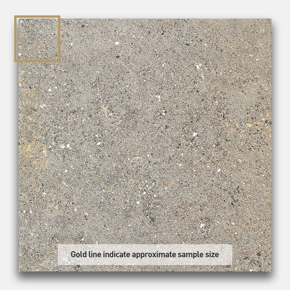 Premium 600x600mm Light Grey Matt Porcelain Tile - Atlanta Series | Durable Flooring for Living Room, Kitchen & Bathroom