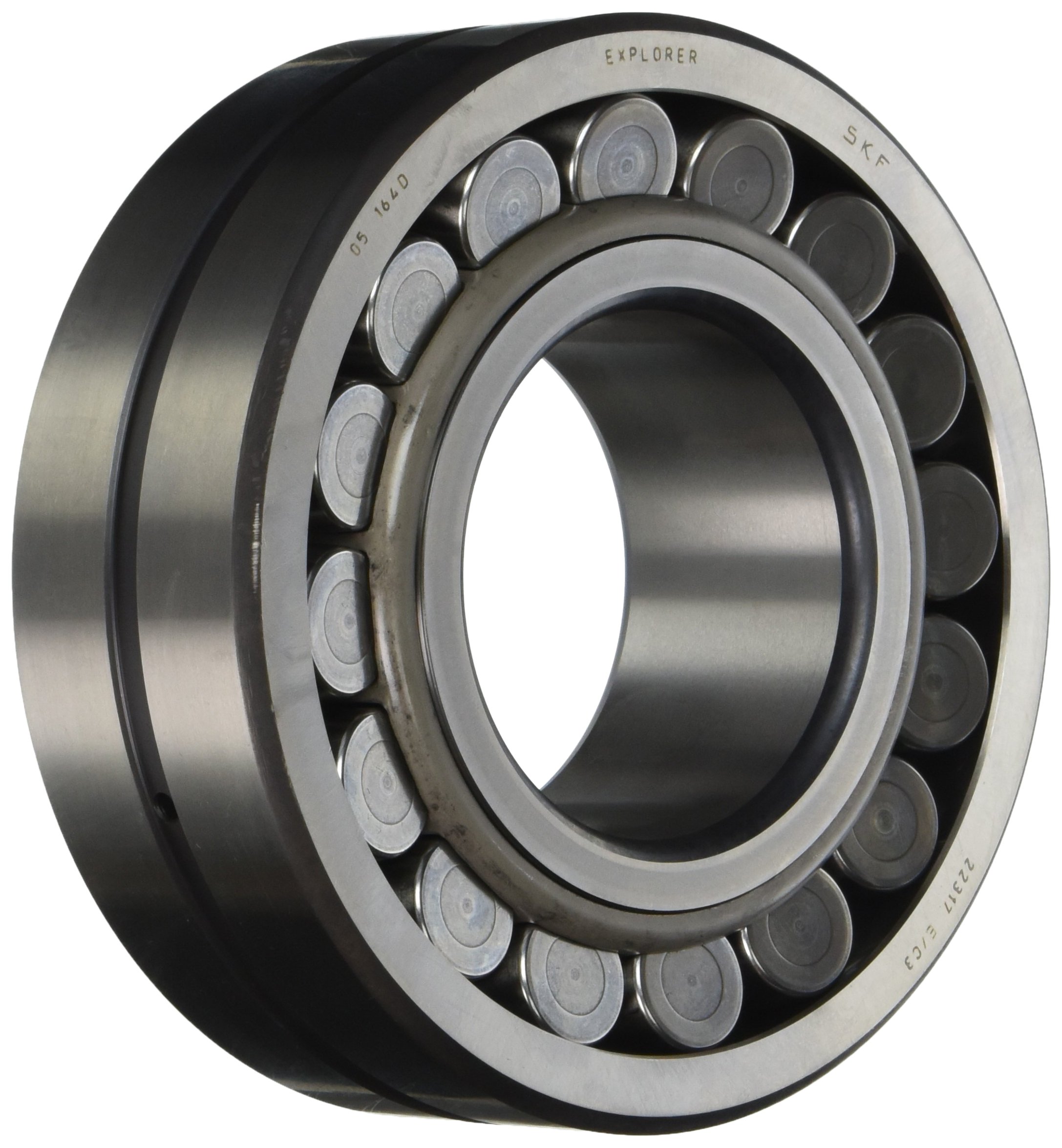 SKF 21307 CC/C3 Spherical Radial Bearing - 35mm Bore, 80mm OD, 21mm Width - Steel Cage, C3 Clearance, Straight Bore - Perfect for Industrial Machinery, Heavy Equipment & Automotive Applications
