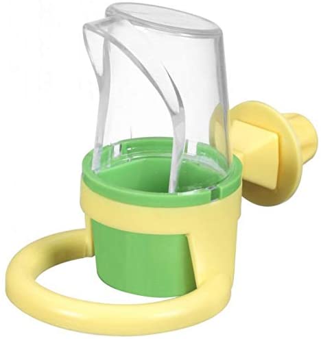 JW Insight Clean Cup - Durable Bird Feeder and Water Cup for Parrots, Canaries, Finches - Perfect for Cage Accessories and Aviary Use