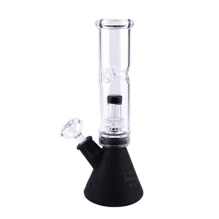 Premium Glass Silicone Bong - Durable Water Pipe for Smoking with Portable Design | Perfect for Home Use, Travel & Outdoor Activities