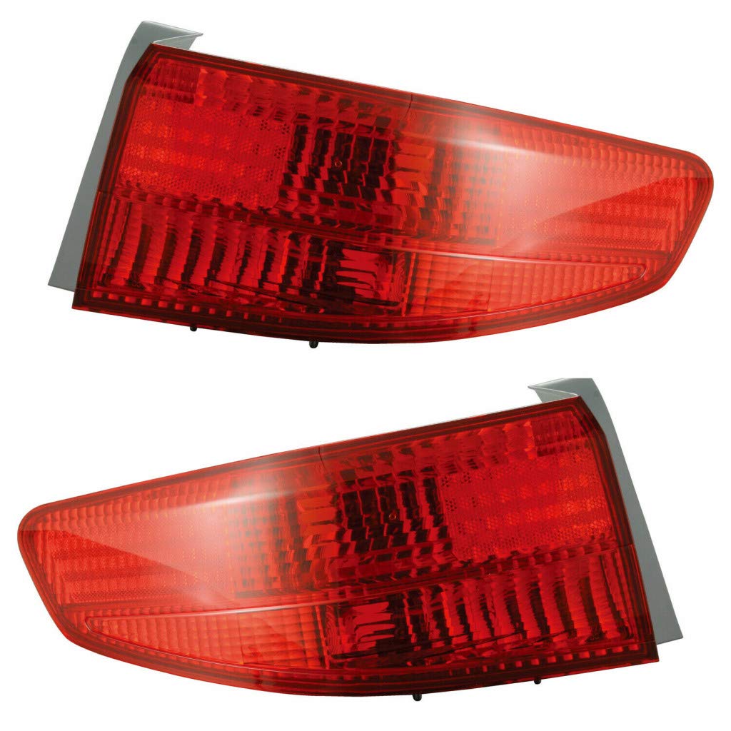 2005 Honda Accord Rear Tail Lights Pair - Driver & Passenger Side Assembly (HYBRID) | Quarter Panel Mounted HO2800160 HO2801160 | OEM 33551-SDA-A11 33501-SDA-A11 | Perfect for Replacement & Car Restoration Projects