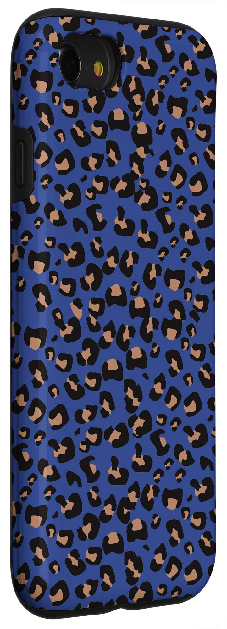 Premium iPhone SE (2020)/7/8 Case - Stylish Indigo Leopard Cheetah Animal Print Protective Cover | Slim Fit, Shockproof Design for Everyday Use & Fashion Statement