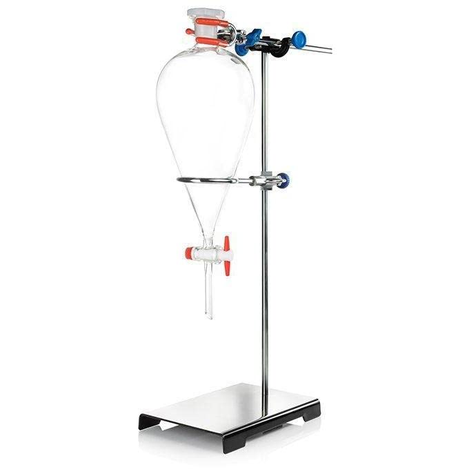 BVV 2000ml Separatory Funnel Kit - Lab Glassware for Liquid Extraction, Essential for Chemistry Experiments & Organic Synthesis (Perfect for Laboratories, Schools & DIY Science Projects)