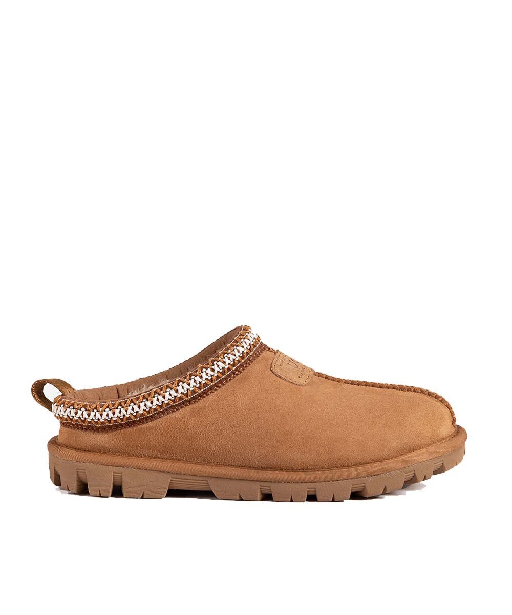 Women's UGG Tassy Outdoor Scuff Slippers - Cozy House Shoes for Winter, Indoor/Outdoor Comfort with Soft Fleece Lining - Perfect for Lounging at Home, Running Errands & Quick Outdoor Trips