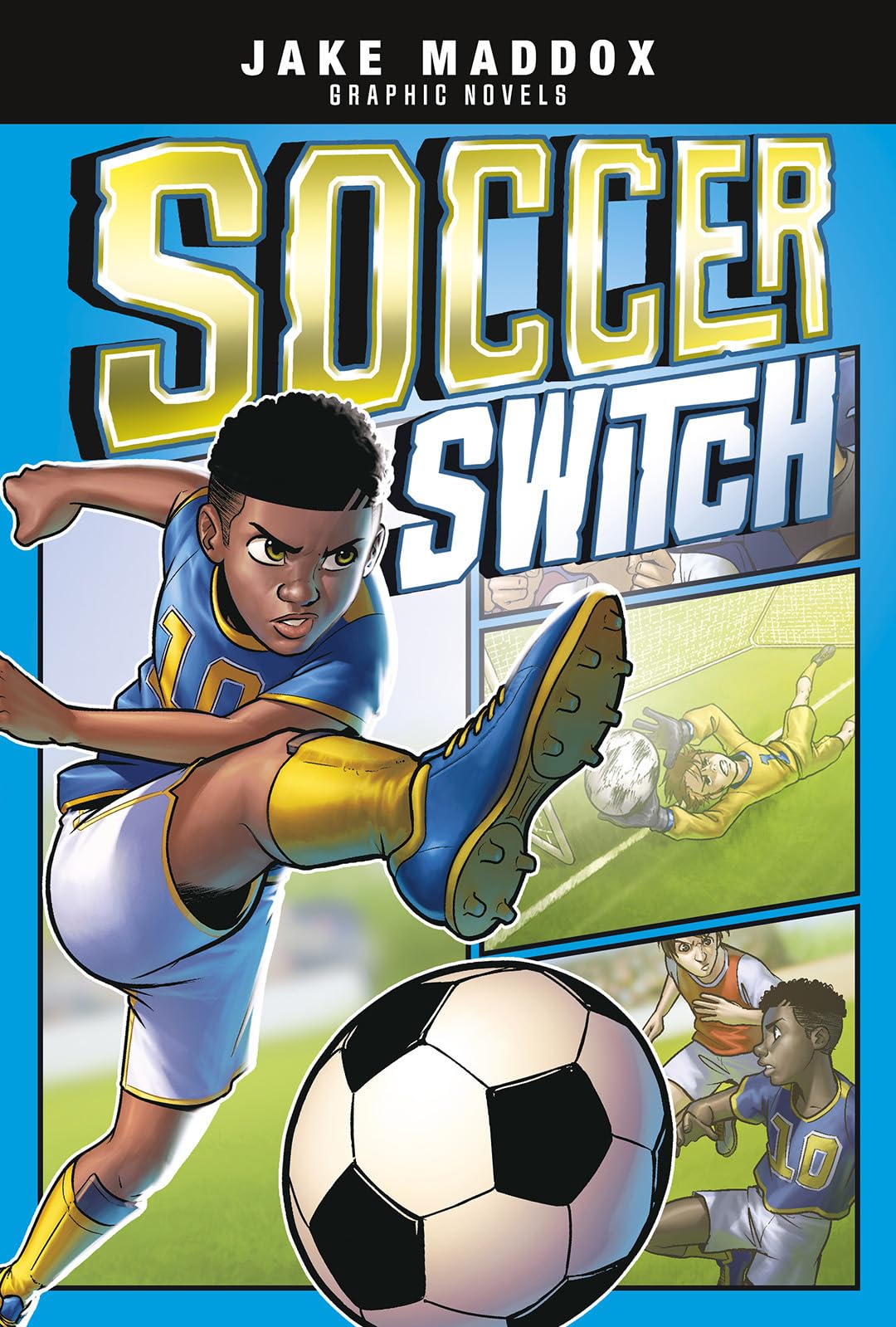 Soccer Switch - Jake Maddox Graphic Novel | Action-Packed Sports Comic Book for Kids & Teens | Perfect for Young Readers, School Libraries & Soccer Fans