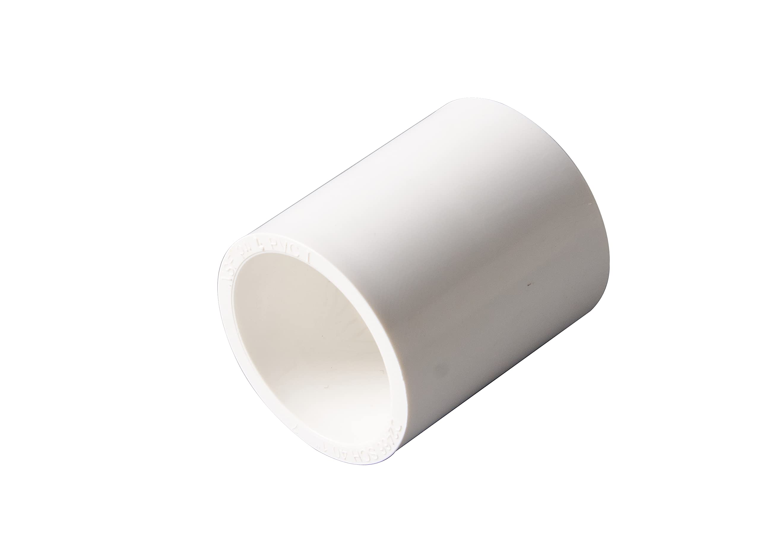 1 Inch PVC Coupling Adapter Pipe Fitting (Socket x Socket) - 10 Pack, White - Perfect for Plumbing, Irrigation, and DIY Home Improvement Projects