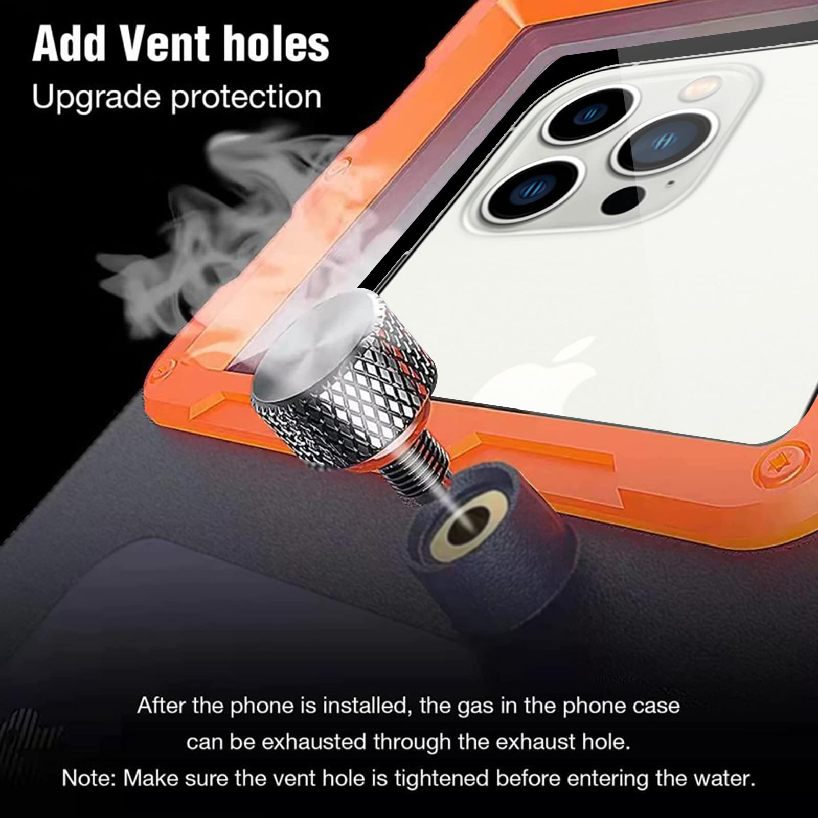Waterproof Diving Case for iPhone & Samsung - 15M/50FT Underwater Protection for Snorkeling, Swimming & Beach Activities | Compatible with iPhone 15/14/13/12/11 Pro Max/XR/XS/X & Galaxy S24/S23/S22/S21