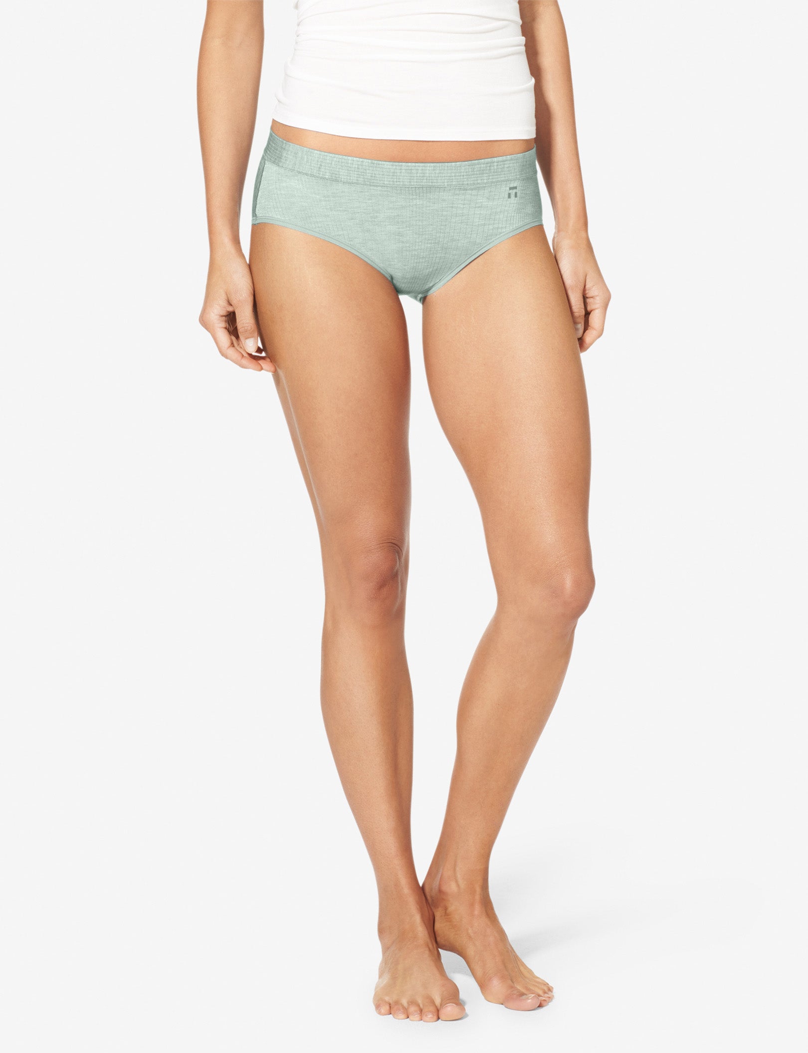 Women's Second Skin Luxe Rib Brief - Ultra Soft Comfortable Underwear for Everyday Wear | Perfect for Yoga, Lounge & Sleep