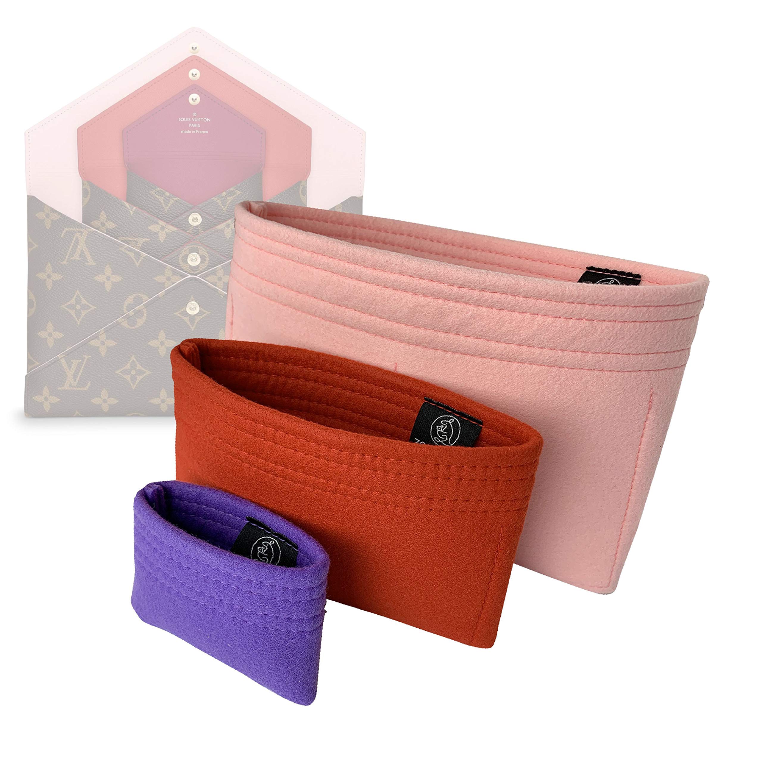 Premium Felt Bag Organizer Insert for LV Kirigami Pochette Set (3-Piece) - Handmade in 20 Colors | Perfect for Travel, Work & Daily Essentials Organization