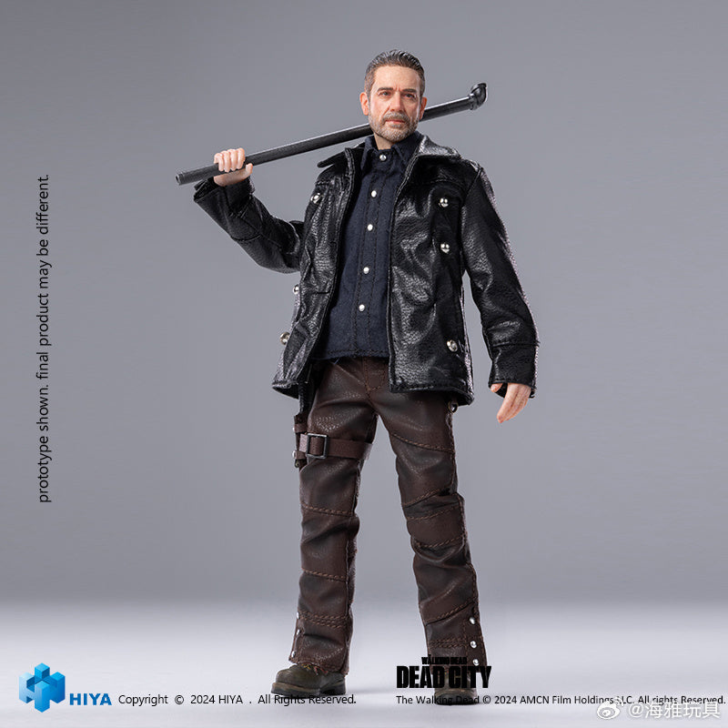 HIYA 16CM 1/12 Scale Negan Action Figure - The Walking Dead: Dead City Collectible (Pre-Order) | Perfect for Display, Photography & Diorama Scenes