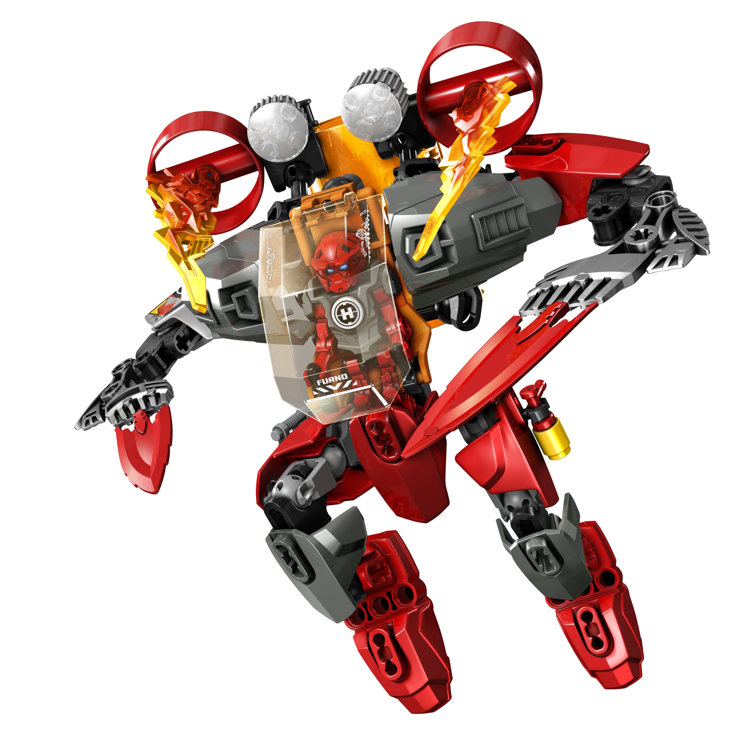 LEGO Hero Factory 44018 Furno Jet Machine Building Set - STEM Toy for Kids Ages 8-12 | Creative Play, Space Adventures & Hero Battles