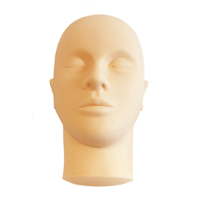 Professional Makeup Practice Mannequin Head - Realistic Face Model for Cosmetology Training, Beauty School & Makeup Artist Practice - Perfect for Beginners & Professionals