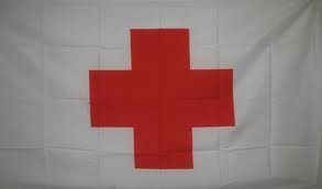 3x5 Red Cross Flag - Durable Nylon Outdoor American Flag for Garden, Yard, and Patriotic Decor