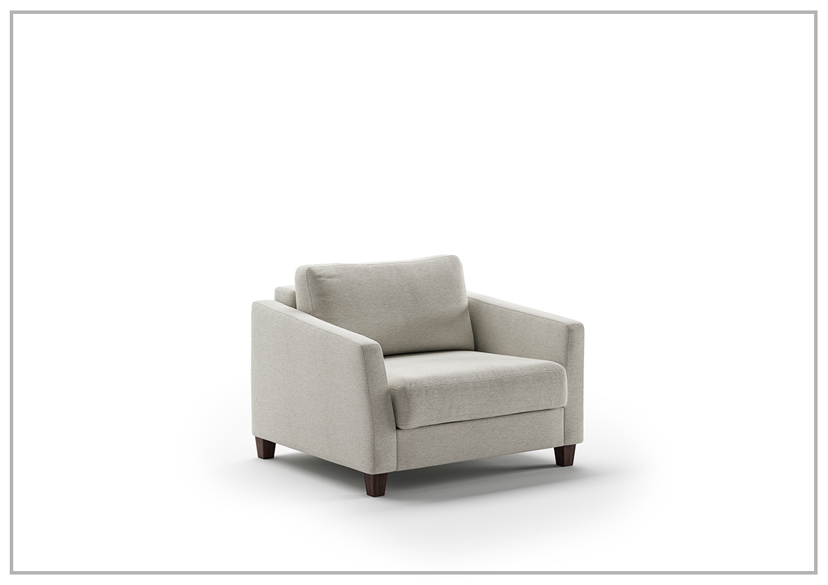 Custom Luonto Monika Fabric Sleeper Sofa - Handmade to Order | Convertible Couch Bed for Small Spaces & Guest Rooms | Perfect for Apartments, Dorms & Home Offices