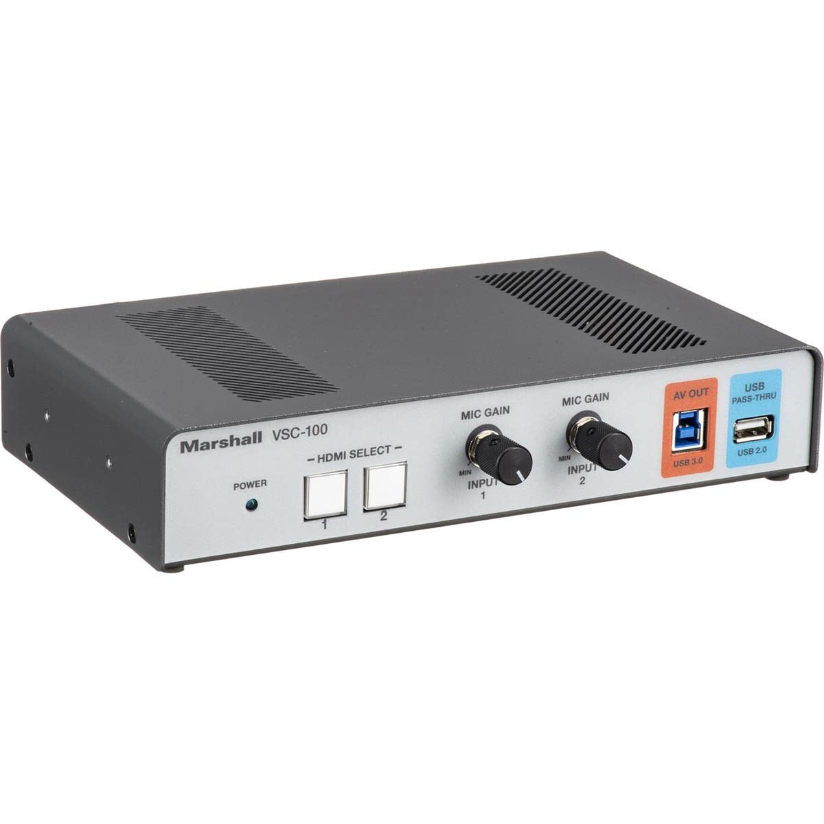 Marshall Electronics VSC-100 AV UCC Consolidator Bridge - Dual HDMI & USB Pass-Through for Conference Rooms & Video Streaming | Seamless AV Connectivity Solution for Business Meetings & Webinars