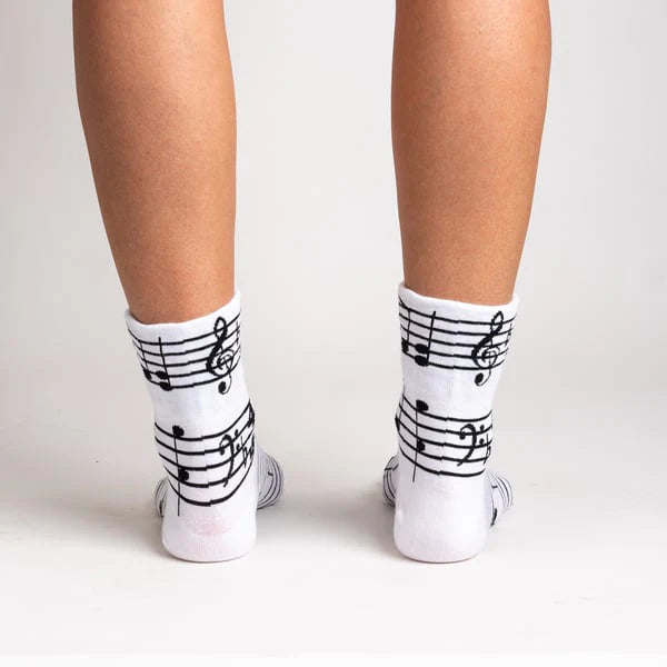 Fun & Comfortable Sock It To Me Turn Cuff Crew Socks - Footwear for Everyday Wear, Work & Casual Outfits
