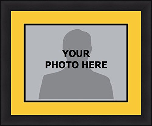 NCAA College Football & Basketball Picture Frames with Team-Themed Matting - Big Ten Conference - Dynasty Sports & Framing - Perfect for Game Room Decor, Sports Memorabilia Display & Fan Cave Accessories