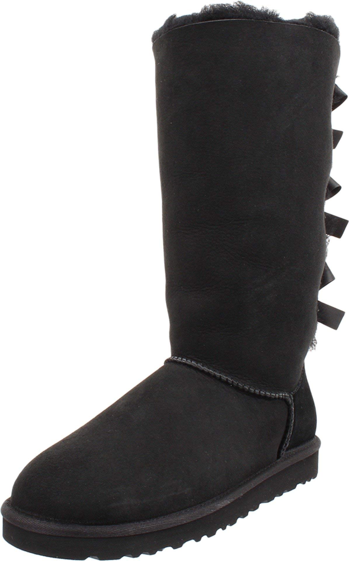 UGG Women's Bailey Bow Tall Boot - Waterproof Winter Snow Boots for Women, Cozy Shearling Lined, Fashionable Ankle Boots for Cold Weather - Perfect for Snow Days, Hiking & Casual Outfits
