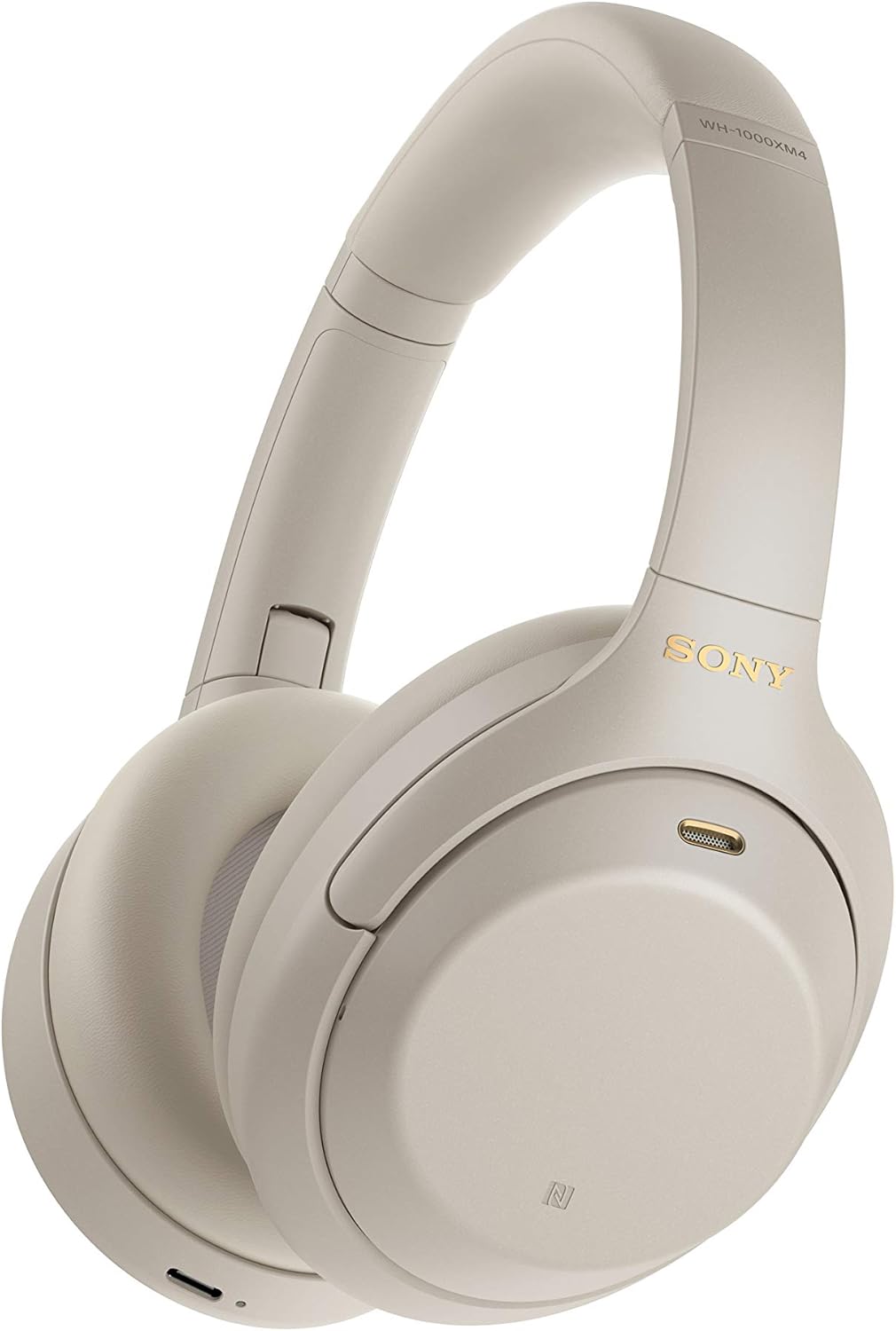 Sony WH-1000XM4 Wireless Noise Cancelling Headphones - Bluetooth Over-Ear Headset with Mic for Travel, Work & Music (Black/Silver/Blue) | Perfect for Commuting, Office & Home Use