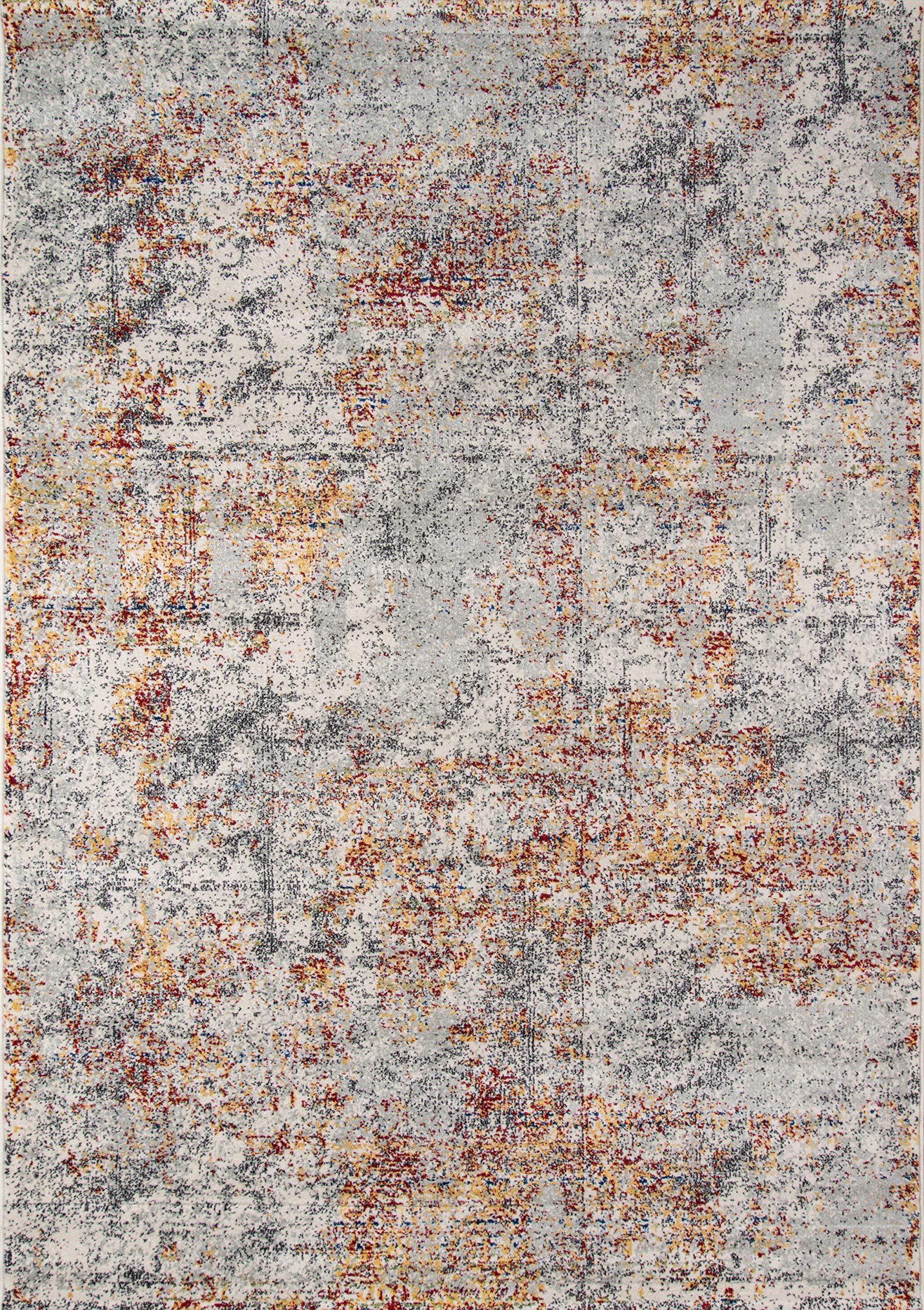 Momeni Loft Collection Modern Multicolor Area Rug 5'3