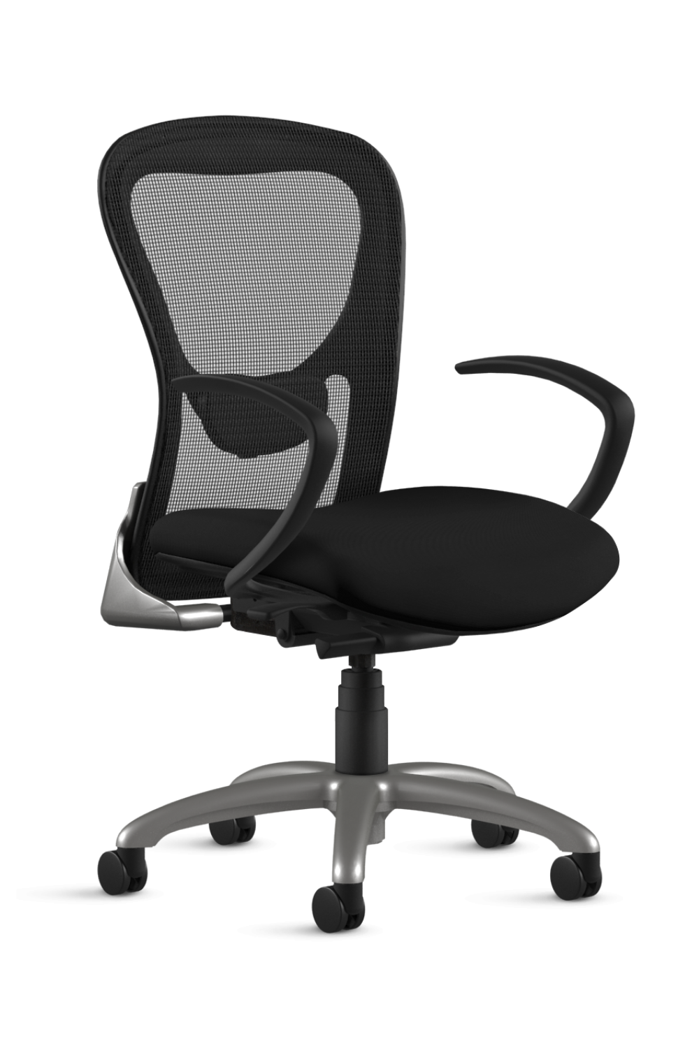 9 to 5 STRATA Mid Back Task Chair (1560) - Ergonomic Office Chair for Home & Work, Adjustable Height & Lumbar Support - Perfect for Desk Work, Gaming & Study