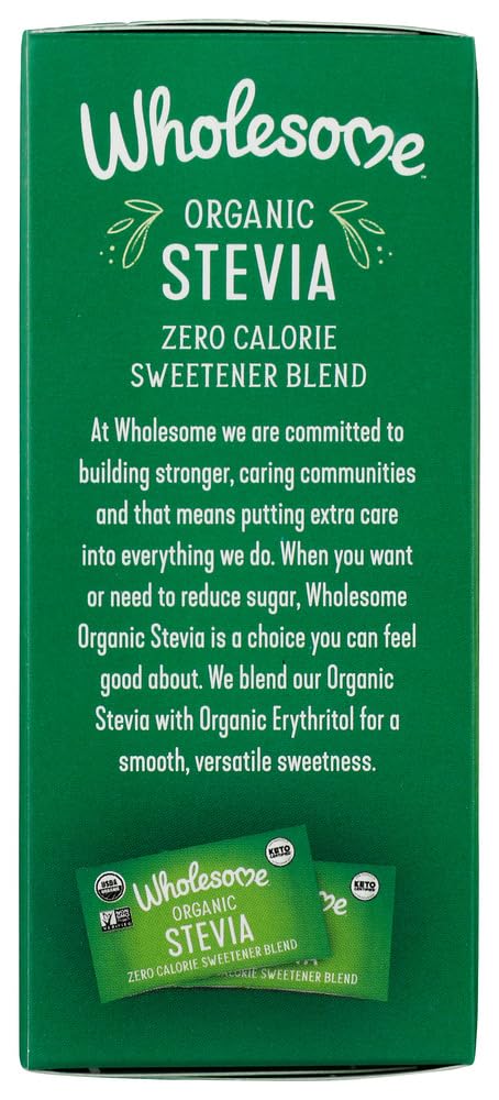 Organic Stevia Sweetener Packets - 35 Count (1.23 oz) | Case of 6 | 95%+ Organic, Gluten-Free, Non-GMO | Perfect for Coffee, Tea, Baking & Healthy Lifestyle
