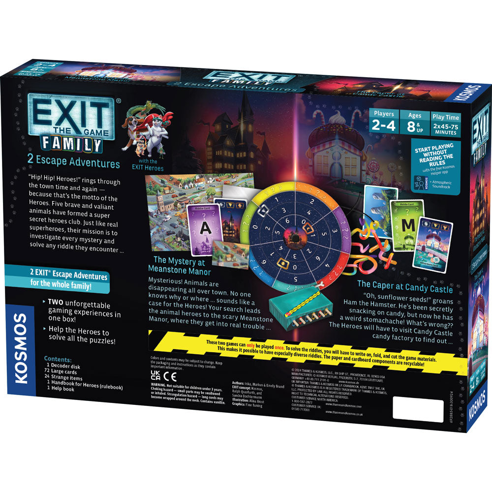 EXIT: The Game – Family Board Game with 2 Escape Room Adventures | Fun Puzzle Challenges for Game Nights & Family Bonding