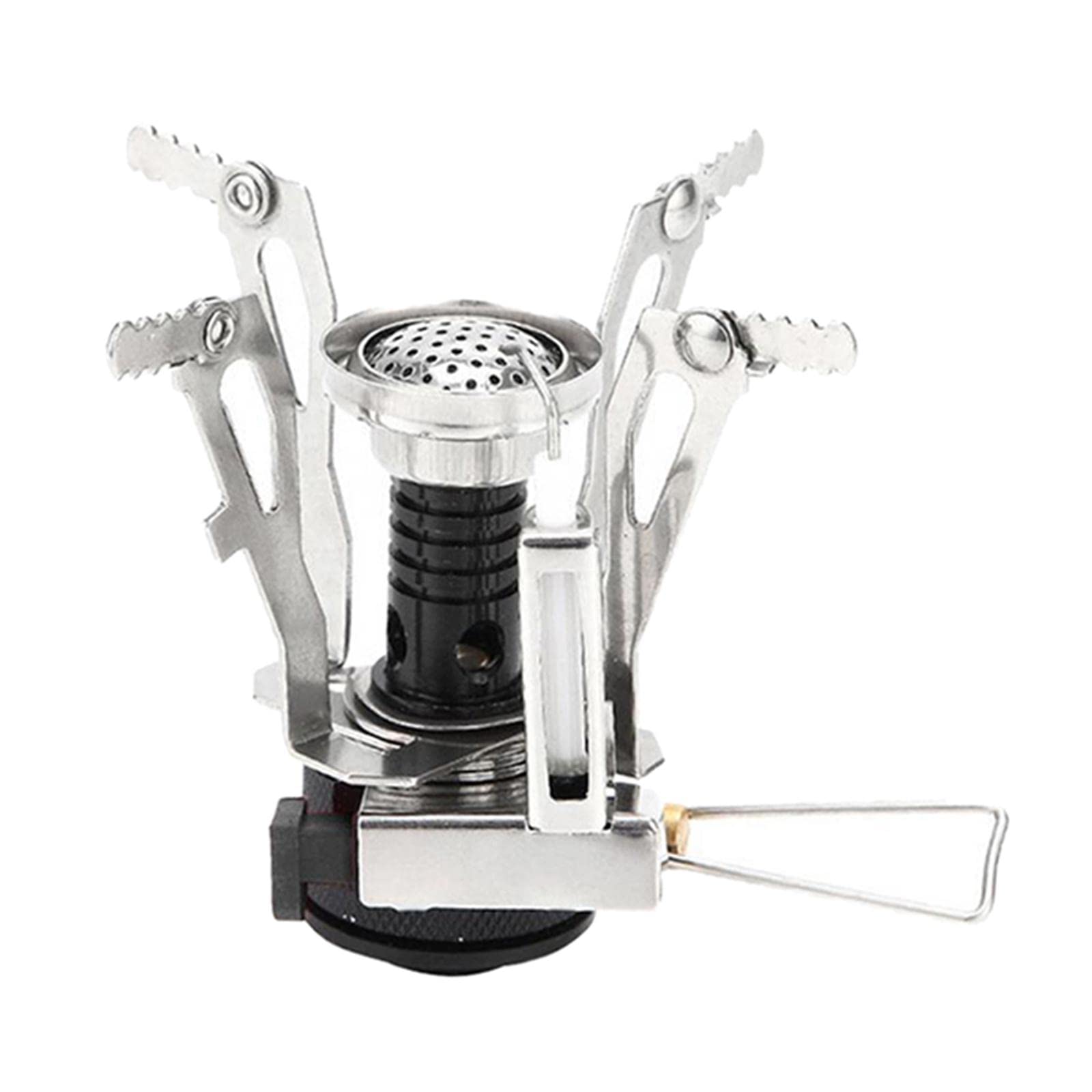 Ultralight Portable Camping Gas Stove - High Temperature Resistant Folding Outdoor Cooking Stove for Backpacking, Hiking & Picnics