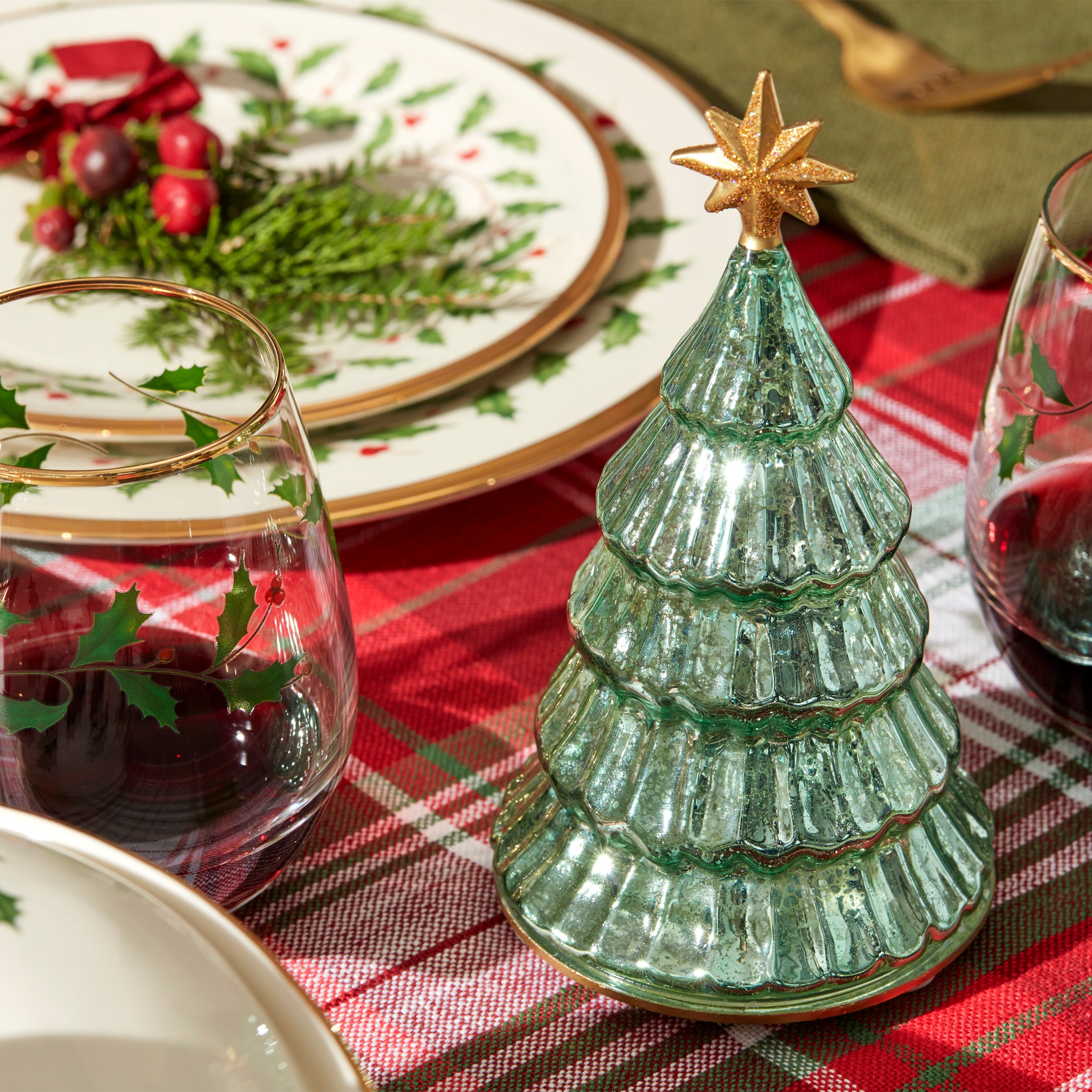 Radiant LED Lighted Pine Tree - Christmas Decor for Home, Office & Holiday Parties | Indoor & Outdoor Use