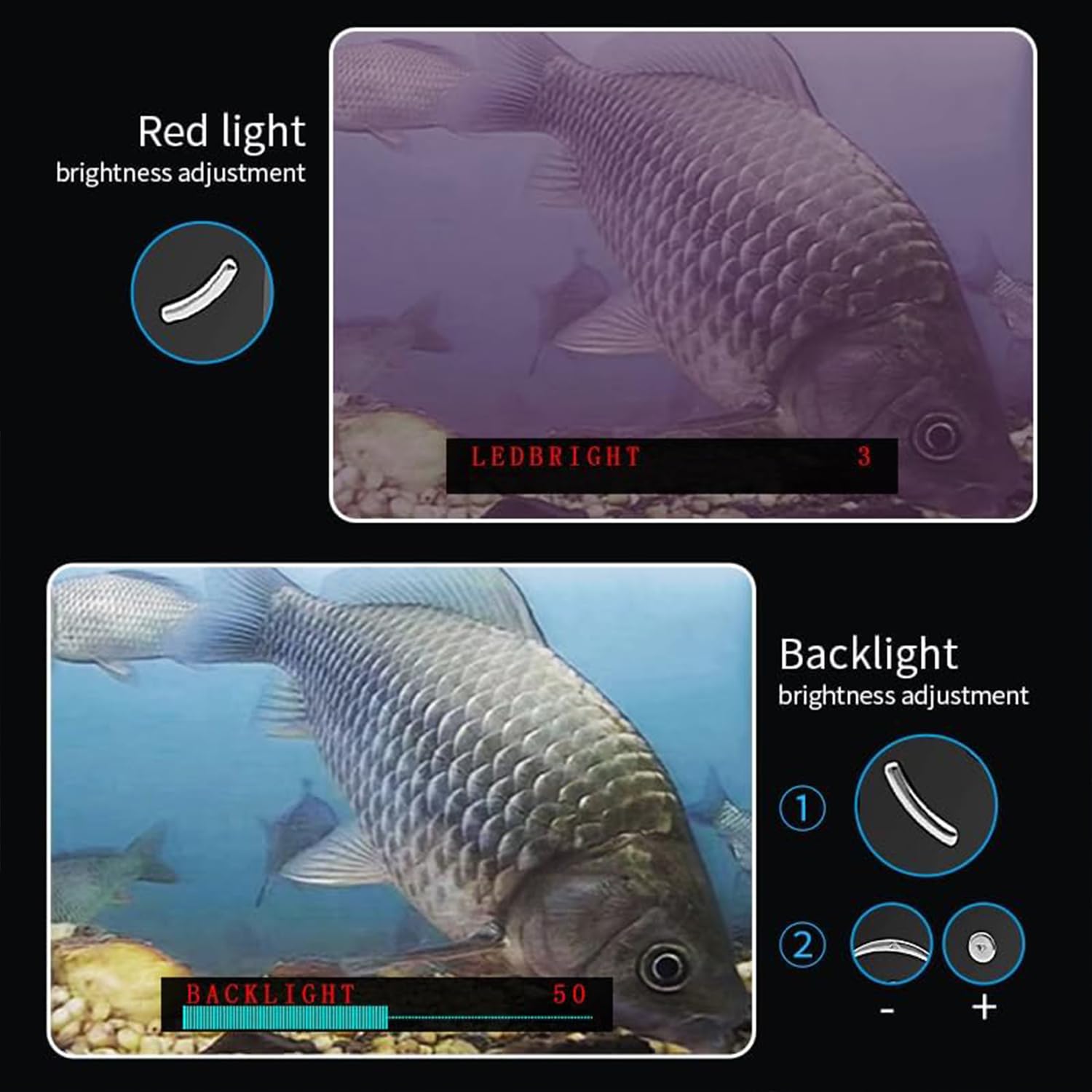 Colitt Underwater Fishing Camera with 4.3