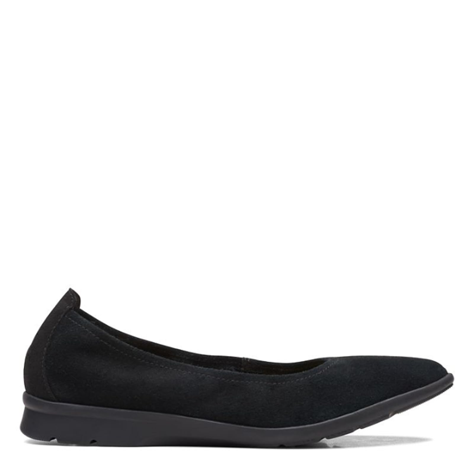 Clarks Women's Jenette Ease Flat - Comfortable Casual Loafers for Work, Travel & Everyday Wear | Slip-On Shoes with Cushioned Insoles