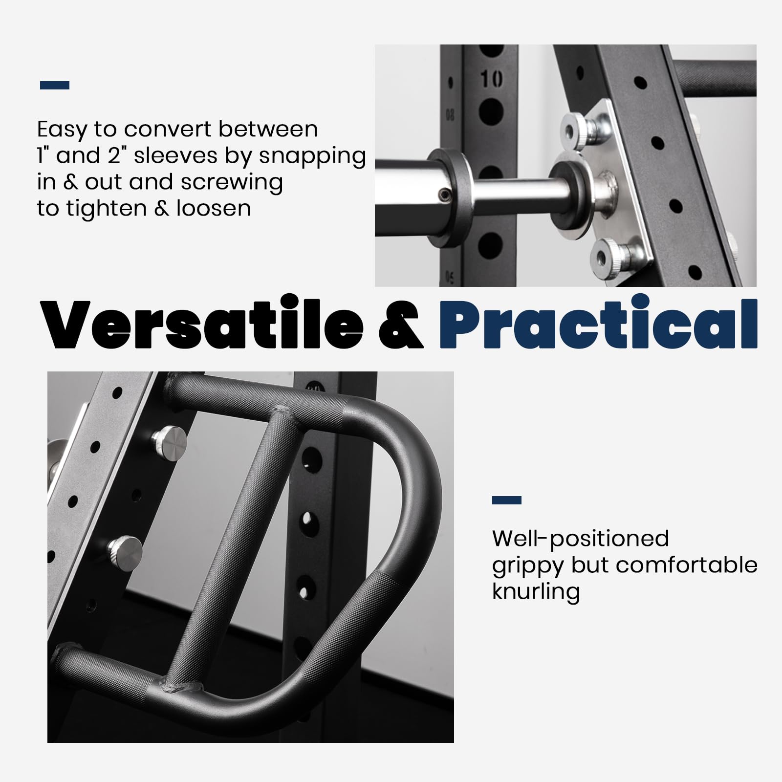 LIONSCOOL Dual Function Lever Arm Belt Squat Attachment - Heavy Duty 400lbs Capacity Home Gym Equipment for Strength Training & Leg Workouts | Easy Installation for Power Racks & Squat Racks | Perfect for Home Gym, CrossFit & Functional Training