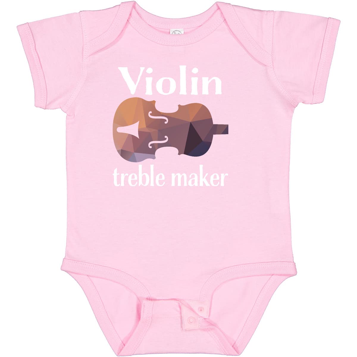 Inktastic Funny Violinist Music Baby Bodysuit - Cute Violin Treble Maker Outfit for Musician Kids & Toddlers - Perfect for Music Classes, Concerts & Photo Shoots