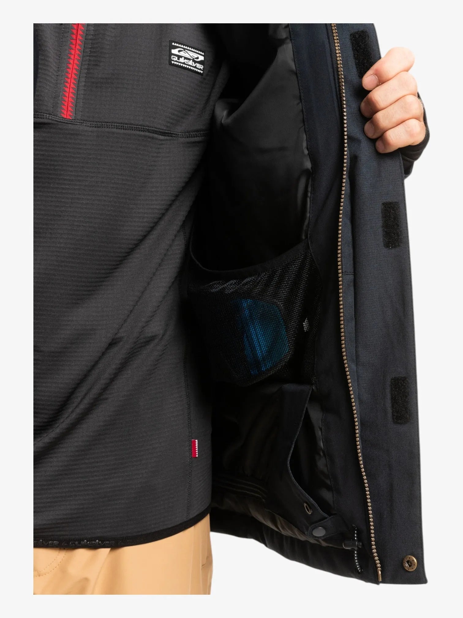 Quiksilver Mission Solid Black Snow Jacket - Waterproof & Insulated Winter Coat for Skiing, Snowboarding & Outdoor Adventures