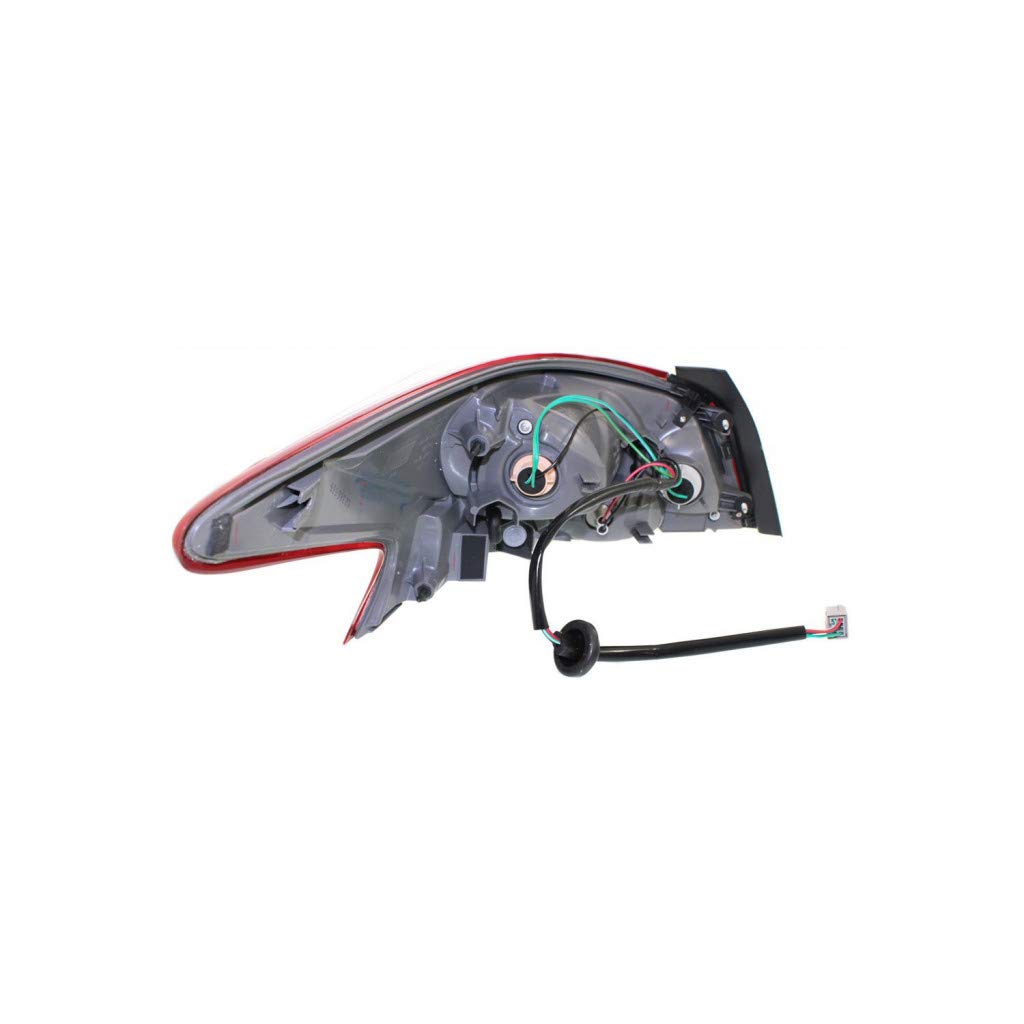 2013 Nissan Altima Rear Tail Lights Pair - Driver & Passenger Side Sedan Replacement (NI2800195 & NI2801195) - Fits OEM 26555-3TA0A & 26550-3TA0A - Perfect for Night Driving & Enhanced Vehicle Safety