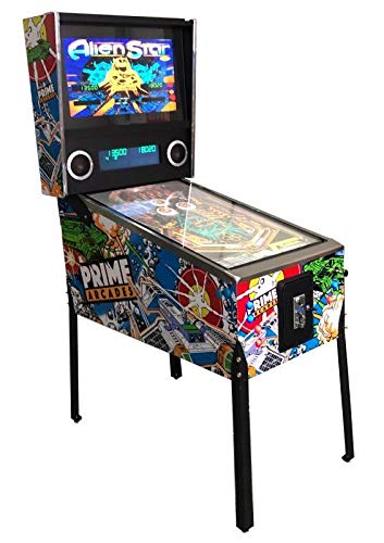 Prime Arcades Virtual Pinball Machine - 946 Games in 1 with Classic Pinball FX2 & FX3 - Full Size Arcade Cabinet for Home Game Room & Entertainment Centers